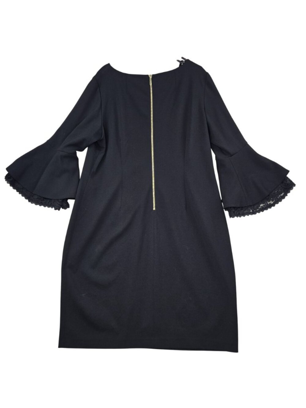 Calvin Klein Womens Black Bell Sleeve Dress 20W Polyester & Spandex - Picture 2 of 6